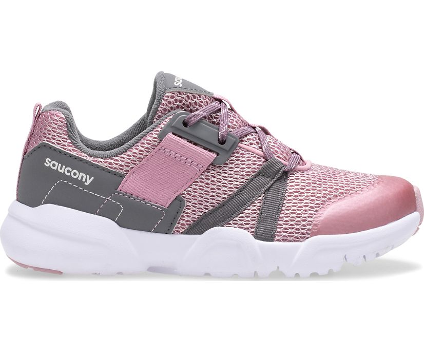 Gyerek Saucony Vertex Csipke Tornacipő Rózsaszín Szürke | HU 552ZUT